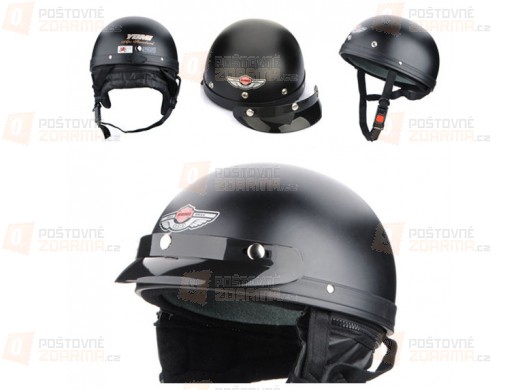 Helma na motorku černá XL