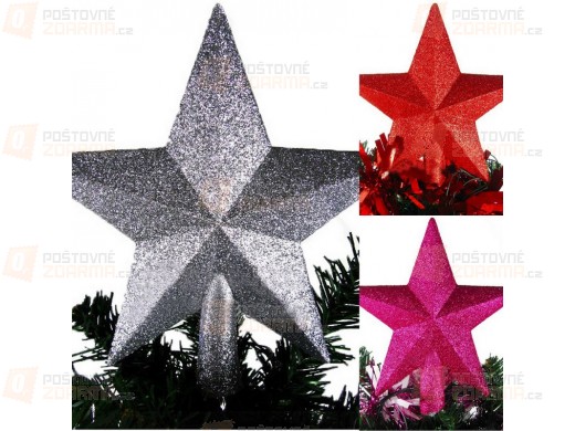 Vánoční hvězda - dekorace na stromeček