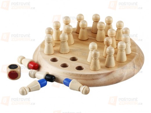Dřevěné šachy na procvičení paměti