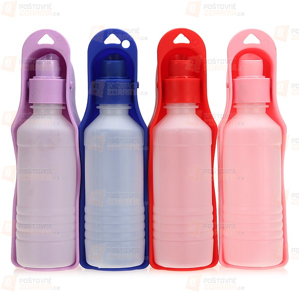 Cestovní lahev a miska na vodu pro domácí mazlíčky
