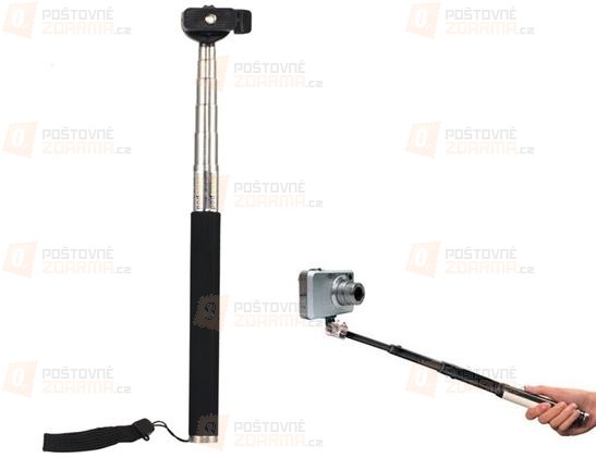 Teleskopická tyč pro fotografování z výšky (monopod)