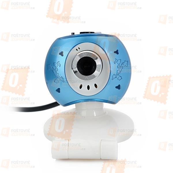 USB webkamera s mikrofonem - modrobílá