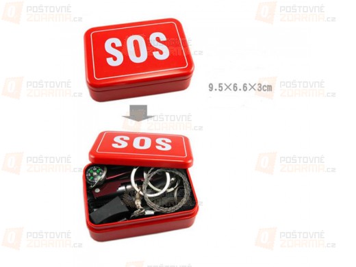 SOS multifunkční box pro přežití