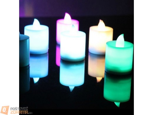 Romantická LED svíčka v 5 barvách
