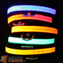 LED svítící obojek