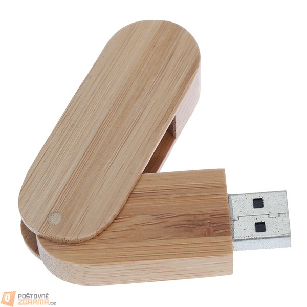 USB flash disk ze dřeva - 2GB, 4GB, nebo 8GB
