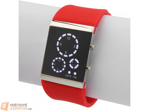 Unisex hodinky s LED displejem - 7 barev