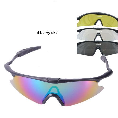 Sportovní brýle - na výběr ze 4 barevných skel