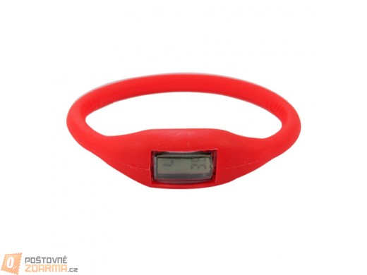 Digitální silikonové hodinky ION - Červené