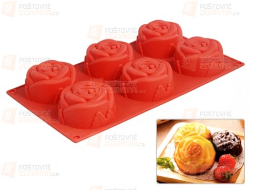 Forman na muffiny ve tvaru růžiček
