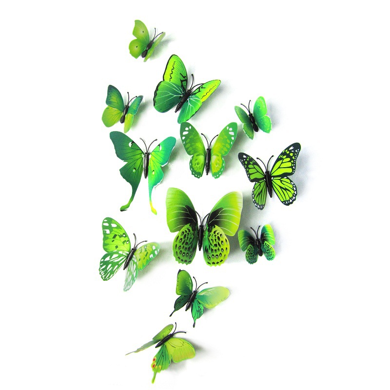 Dekorace v podobě 3D motýlků