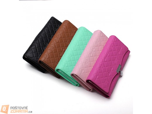 Dámská peněženka s raženým vzorem - v 5 barvách