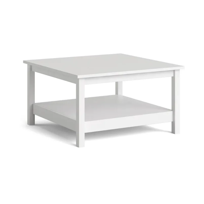 Bílý konferenční stolek 81x81 cm Madrid ZO_266129 1