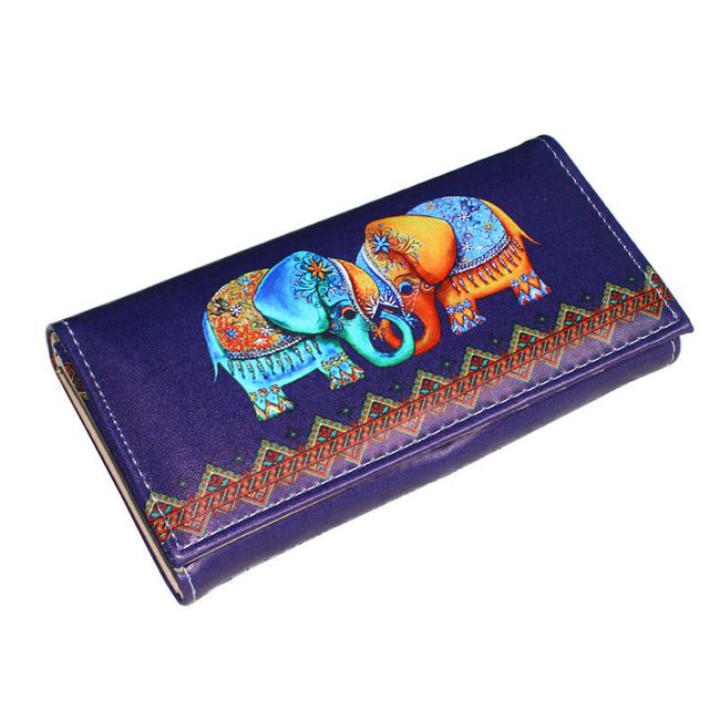 Peňaženka so slonmi - 2 farby 1
