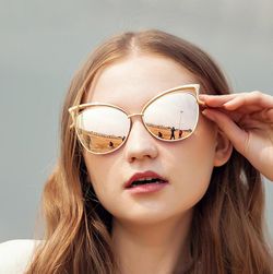 Dámské sluneční brýle v designu kočičích očí - 7 barevných variant