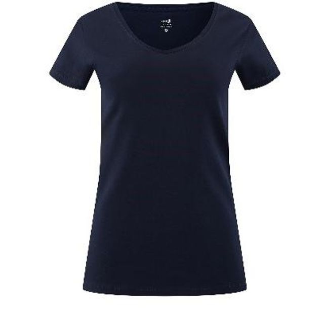 Čierne klasické bavlnené tričko, veľkosti XS - XXL: ZO_253954-XXS 1