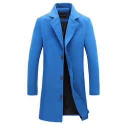 Płaszcz męski Emmett Blue - rozmiar 4 ZO_ST05208