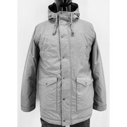 Pánská zimní bunda s kapucí Lakeville Mountain, šedá, Velikosti XS - XXL: ZO_46252-XL