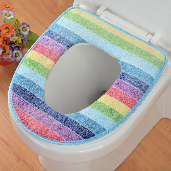 Plyšové WC sedadlo - 4 farby 1