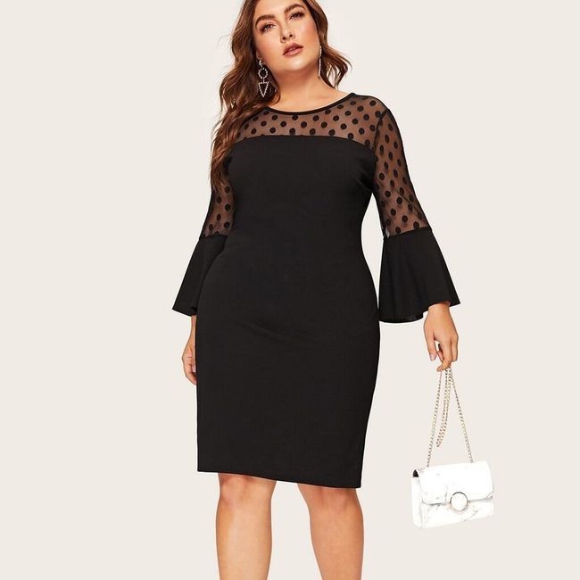 Damska plus size sukienka Delice 1