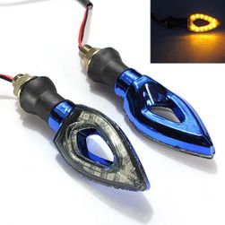 Becuri semnalizare LED pentru motociclete - 12 LED, 2 culori