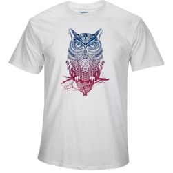 Pánské tričko s potiskem sovy - více barev