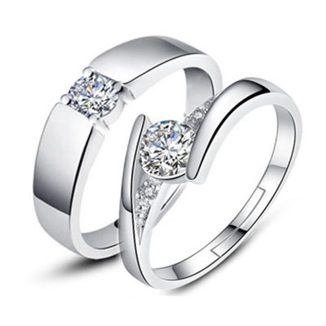 Esküvői vagy eljegyzési gyűrűk párnak - 4 változat 1