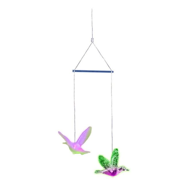 Závěsná dekorace s LED světly Hummingbird, výška 70 cm ZO_104885 1