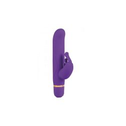 Vibrator de silicon cu papion violet ZO_253672