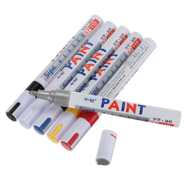 Olovka za gume (vodootporna boja) - izbor od 6 boja 1