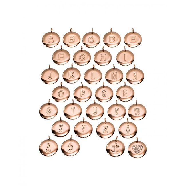 Obesek za ogrlico Rose Gold - Pismo, Varianta: ZO_15b94228-fb74-11eb-9c80-0cc47a6c9370 1