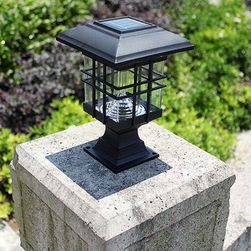 Слънчева лампа за открито с елегантен дизайн