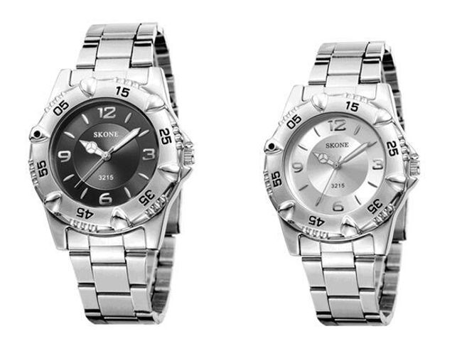 Elegantní hodinky ve stříbrné barvě pro pány i dámy 1