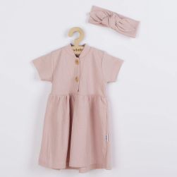 Bawełniana sukienka niemowlęca z opaską  Practical RW_48893