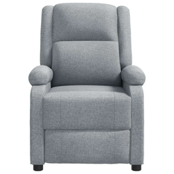 Кресло за облягане светлосив текстил ZO_348435-A