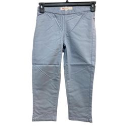 Damskie legginsy jeansowe - jasnoniebieskie, Rozmiary XS - XXL: ZO_d00404fe-20a9-11ee-b54d-4a3f42c5eb17