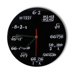 Zidni sat za strastvene matematičare