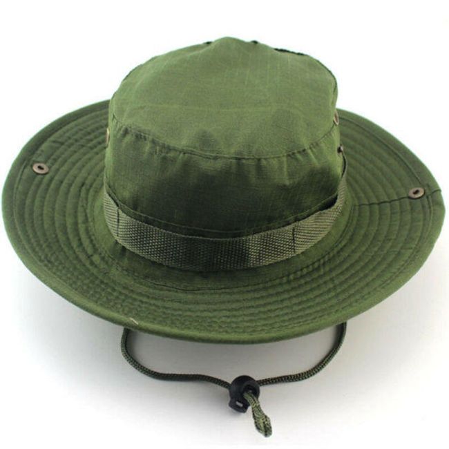 Obojstranný slnečný klobúk rybársky klobúk T48 1