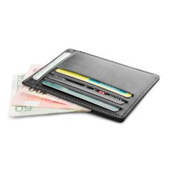 Férfi bankkártya-szervező - fekete színű