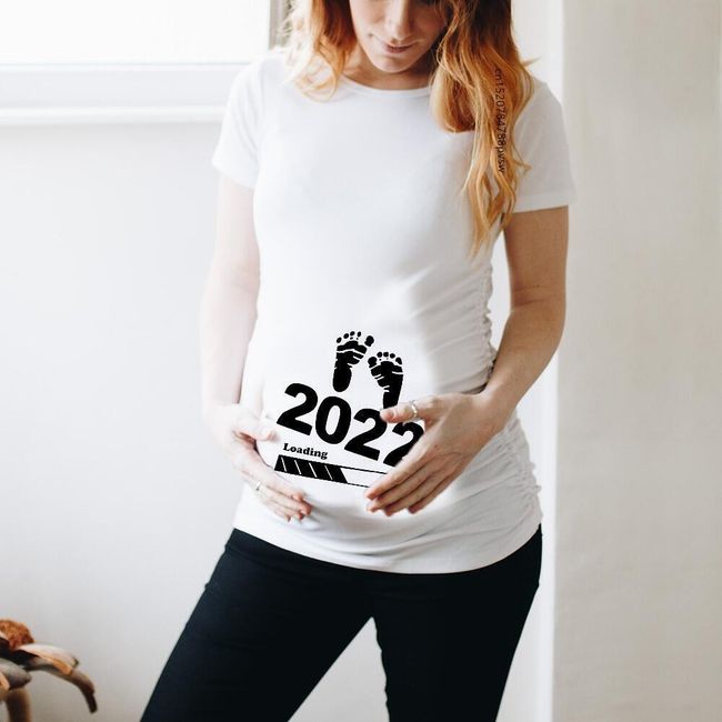 Női terhességi póló DT100 1