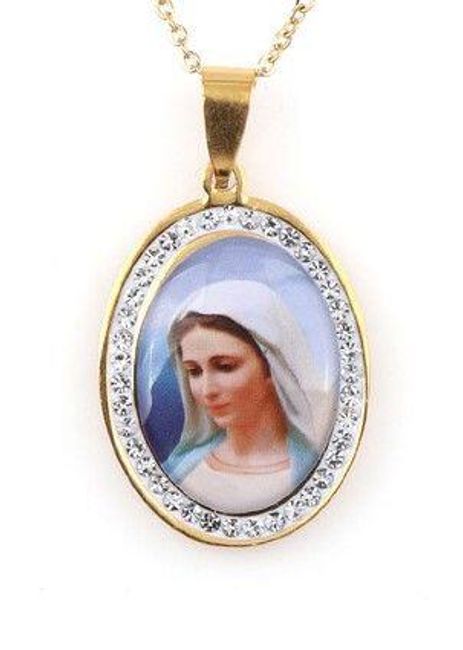 Ženska ogrlica Virgin Mary 1