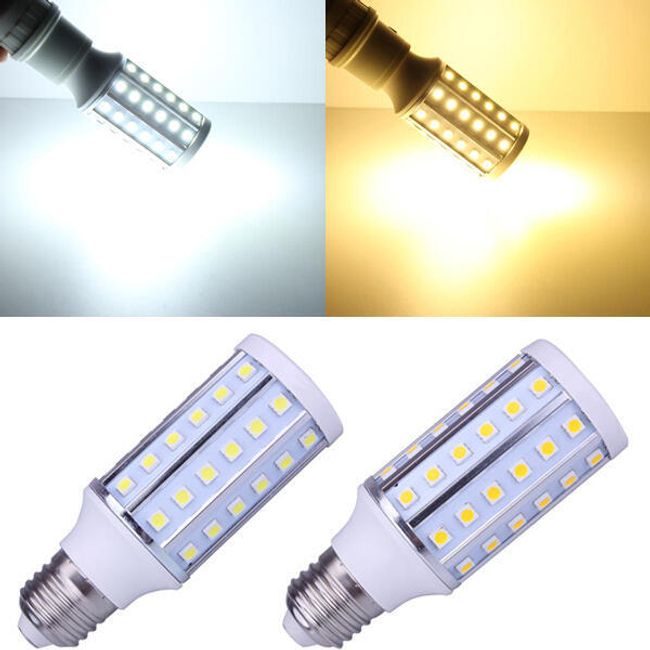 10 W LED žárovka s 60 LED diodami - 2 barvy světla (patice E27) 1