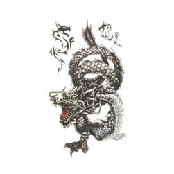 Временна татуировка на дракон