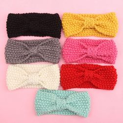 Детска плетена лента за глава - повече варианти