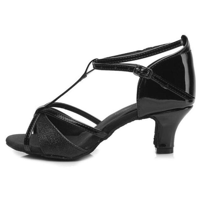 Buty do tańca - ODPOWIEDNIE TYLKO DO WNĘTRZ Czarny 5cm, Rozmiary butów: ZO_227259-39 1