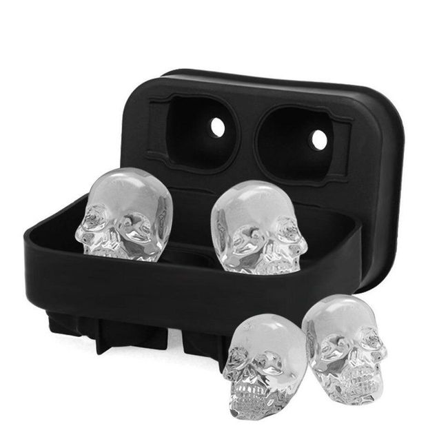 3D kalup za led Skull 1