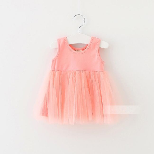 Dětské šatičky s tylovou sukní - 4 barvy 1