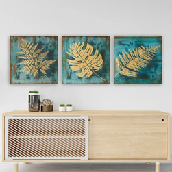 Obrazy v sadě 3 ks 30x30 cm – Wallity ZO_BON372400094