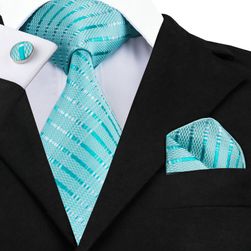 Pánska kravata s vreckovkou a manžetovými gombíkmi - viac variantov