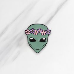 Women´s brooch Alien